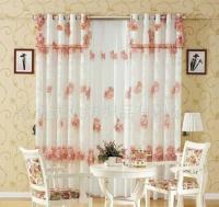 賽歐布藝新品推薦 春花溫情粉雕花窗簾，打造溫馨家居氛圍
