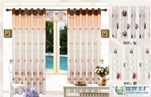 新佳源布藝簡(jiǎn)式窗簾 抽象玫瑰設(shè)計(jì)，既大方又不失浪漫